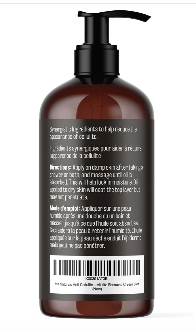 Huile de massage anti-cellulite