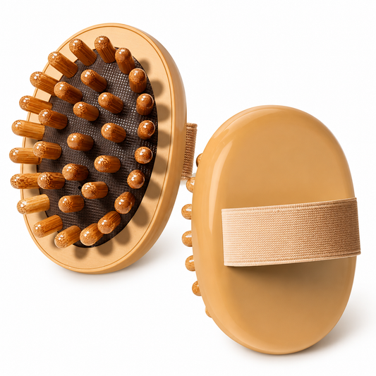 Brosse de massage en bois pour drainage lymphatique, anti-cellulite, masseur corporel, amincissant, circulation, relaxation musculaire