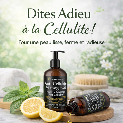 Huile de massage anti-cellulite et raffermissante – Collagène & Cellules Souches